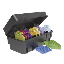 Wahl Clipper Echtes Secure-Fit Aufsatz-Organizer Kit mit Color Pro Haarschneider Aufsteckkämmen, 14-teilig