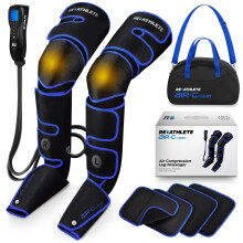 REATHLETE Leg Massager - Full Leg Massager for Circulation and Pain Relief 4 Modes of Massage Thigh Calf Foot Massager Air Compression Leg Massag