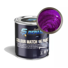 Royal Amethyst Sparkle: Heat-Resistant Purple Paint