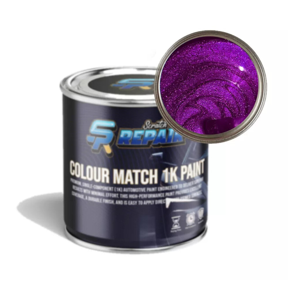 Twilight Rose Shimmer: Heat-Resistant Purple Paint With Radiant Sparkle