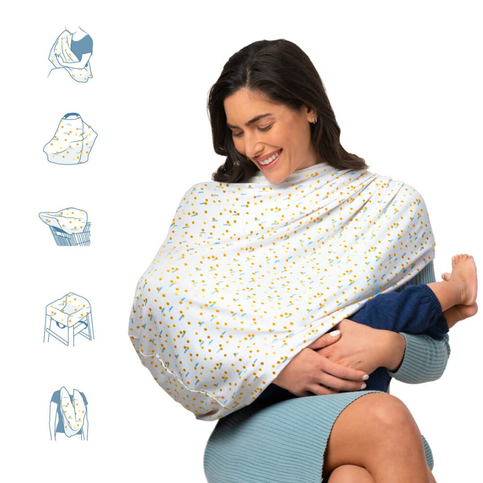 Munchkin Milkmakers 5-in-1 Nursing cover  Quiet Skies  grey