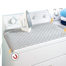 Ruibo Magnetic Ironing Mat Blanket Ironing Board Replacement Iron Board Alternative coverQuilted Washer Dryer Heat Resistant PadPortable Ironing Board