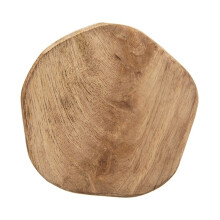 Naturholzuntersetzer 10 cm - Perfekt für heiße/kalte Getränke