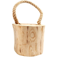 Türstopper aus Holz - Schützt Wände und Türen