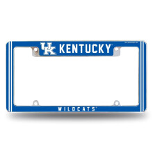 Rico Industries NCAA Kentucky Wildcats Multi Champ 12" x 6" Chrome Autokentekenplaat Frame