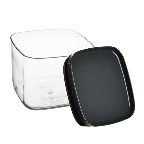 Quadratische Lunchbox 700ml mit Silikondichtung 2