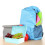Lunchbox mit zwei Fächern und 2-in-1-Besteck 4