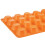 Moule à muffins en silicone marron pour petits muffins SILLINIE 4