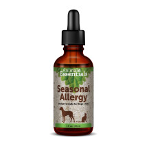 Animal Essentials Seasonal Allergy Herbal Supplement for Dogs & Cats 1 fl oz - Made in the USA Sweet Tasting Allergy Relief