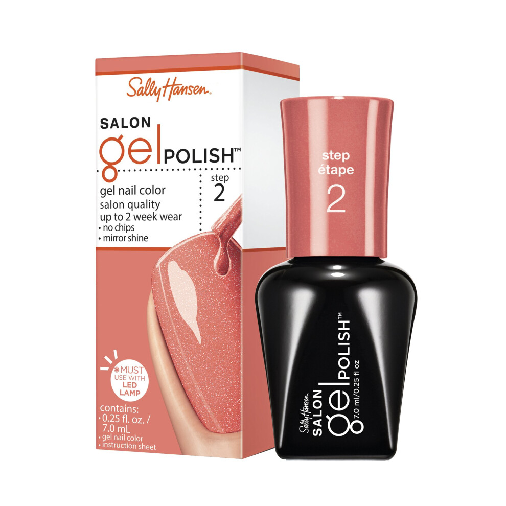 Sally Hansen Salon Pro gel Nail Polish Lacquer  Just Peachy  024 Fl Oz