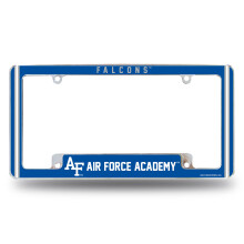Rico Industries NCAA Air Force Academy Falcons 12" x 6" Chrome Autoplaatframe voor Auto/Truck/SUV