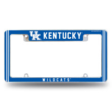 Rico Industries NCAA Kentucky Wildcats 12" x 6" Chrome Auto Kentekenplaathouder