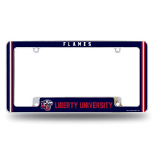 Rico Industries NCAA Liberty Flames 12" x 6" Chrome Auto Kentekenplaatframe