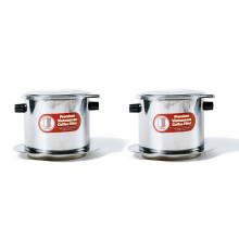 Set mit 2 traditionellen vietnamesischen Kaffee-Phin-Filtern. Kaffee in Restaurantqualität – 15 Unzen