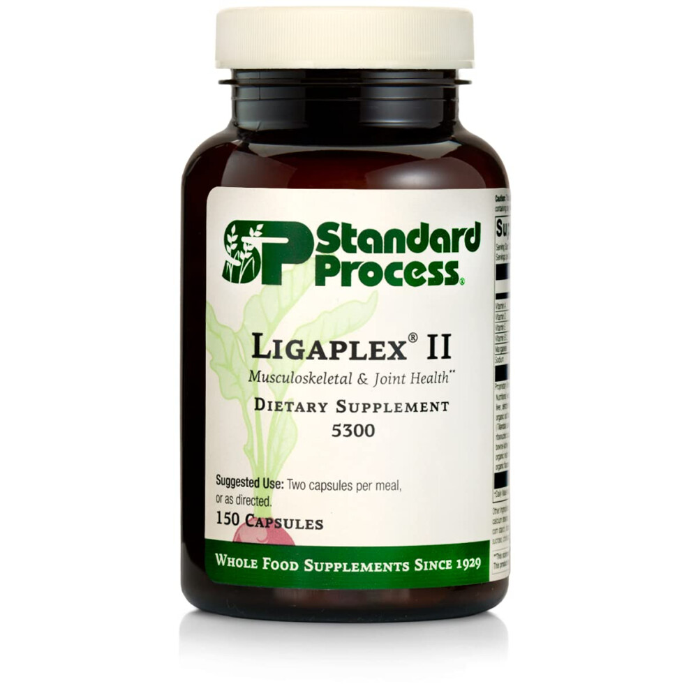 Standard Process Ligaplex II - Whole Food RNA Supplement and Manganese Supplement  Bone Support  Bone Health and Bone Strength with Phosphorus  Calciu