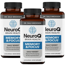 Life Seasons - NeuroQ Memory Focus - Neuroprotective Formula by Dr Dale Bredesen - Boost cognitive Performance and Maintain Memory and Healthy Brain