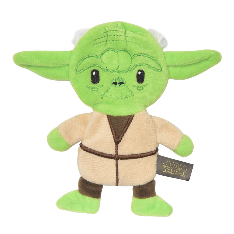 Star Wars for Pets Dog Toy Yoda 9 Inch Plush Flattie Dog Toy Medium Yoda Dog Toy for All Dogs and Every Day Play to Add to Dog Toy Bin Flat Dog Toy St