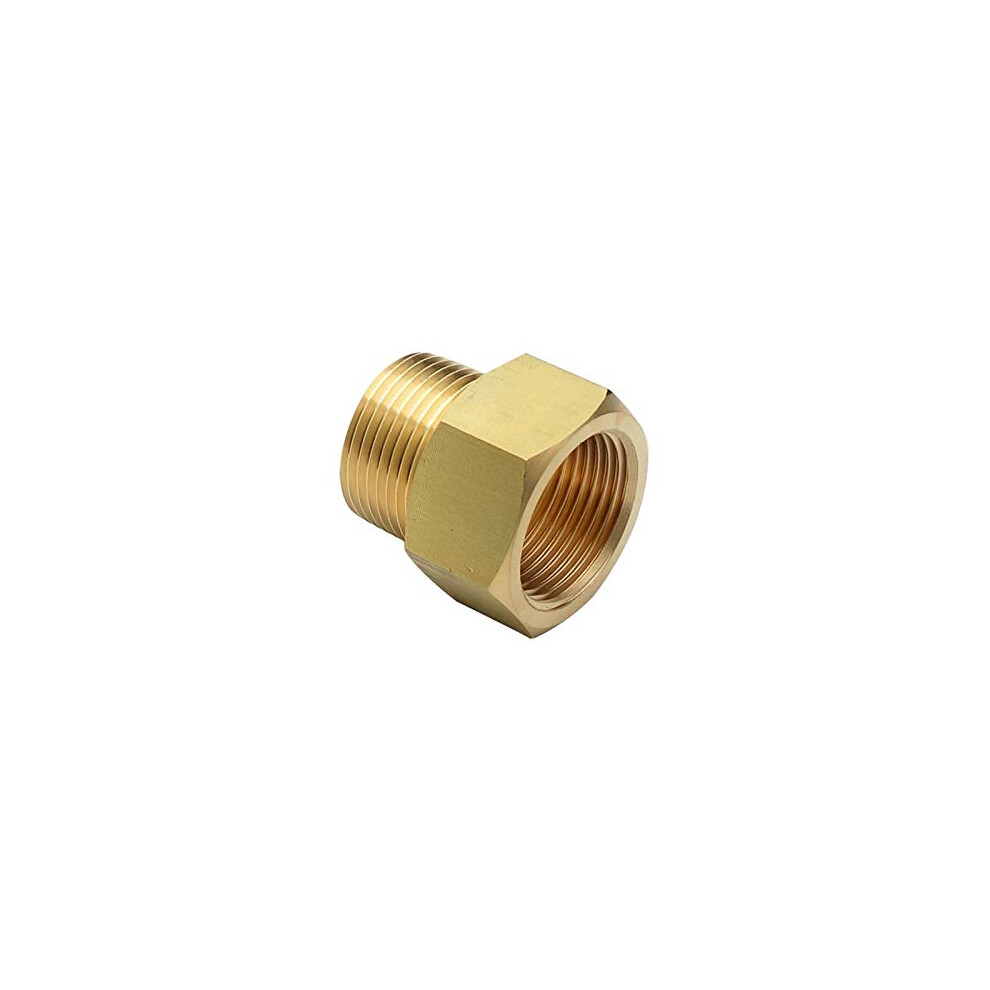 HongBoW Hardware 1Piece NPT Male to G Female Adapter Pipe Fitting Adapter 1 NPT Male x G 1 BSPP Female