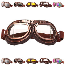 Peicees Vintage Helmbril Motorbril Fiets Motorcross Pilot Goggle