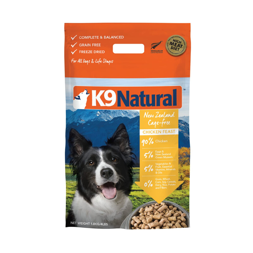 K9 Natural Grain-Free Freeze-Dried Dog Food Chicken 4lb