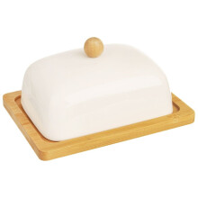 SMØRFAD SMØRFAD PORCELÆN BAMBU HVID 127144