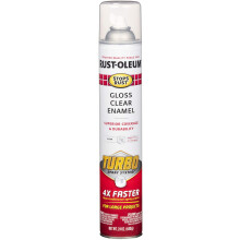 Rust-Oleum 353345 Stops Rust Turbo Spray System Sprayfarbe, 24 oz, Glänzend Klar
