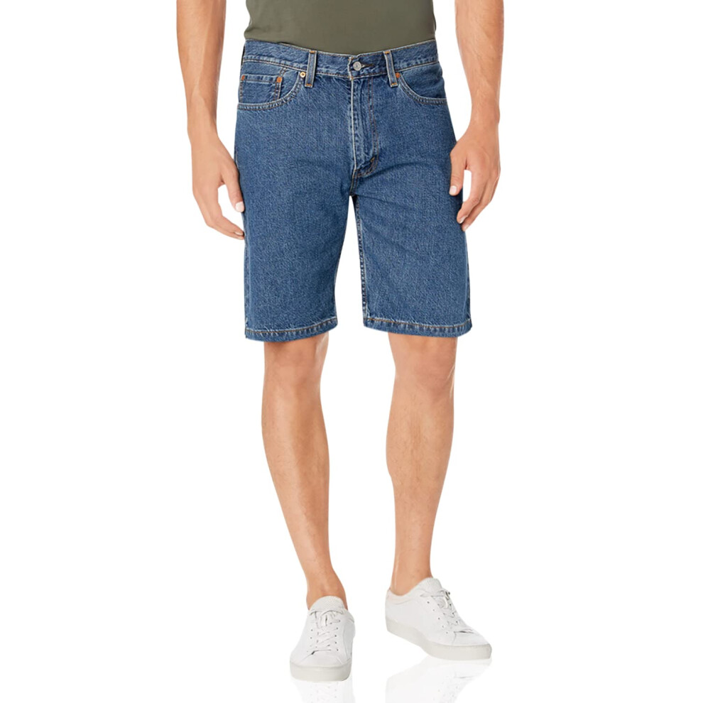 Levis Mens 505 Regular Fit Short  Medium Stonewash  31