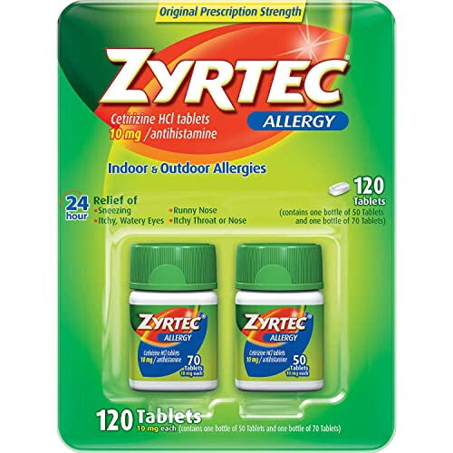 Zyrtec Tablets  10 Mg (120 Count)