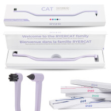 RYERCAT Dual Sided Cat Toothbrush - Kitten Toothbrush with Micro Head to fit into Cat/Kittens Mouth - Cat Dental Care Supplies - Pet Toothbrush for Ca