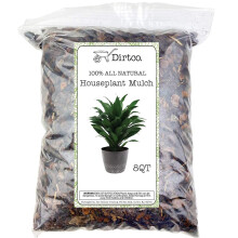 Houseplant Mulch - Small bark Wood Chips for Indoor Patio Potting Media and Much More! (8QTs)