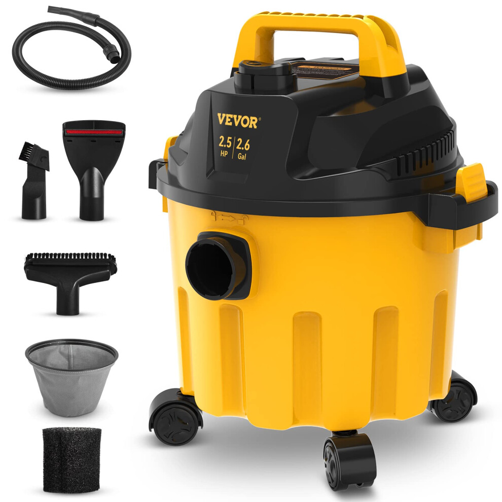 VEVOR Wet Dry Vac  26 gallon  25 Peak HP  3 in 1 Shop Vacuum with Blowing Function  Portable with Attachments to clean Floor  Upholstery  gap  car  ET