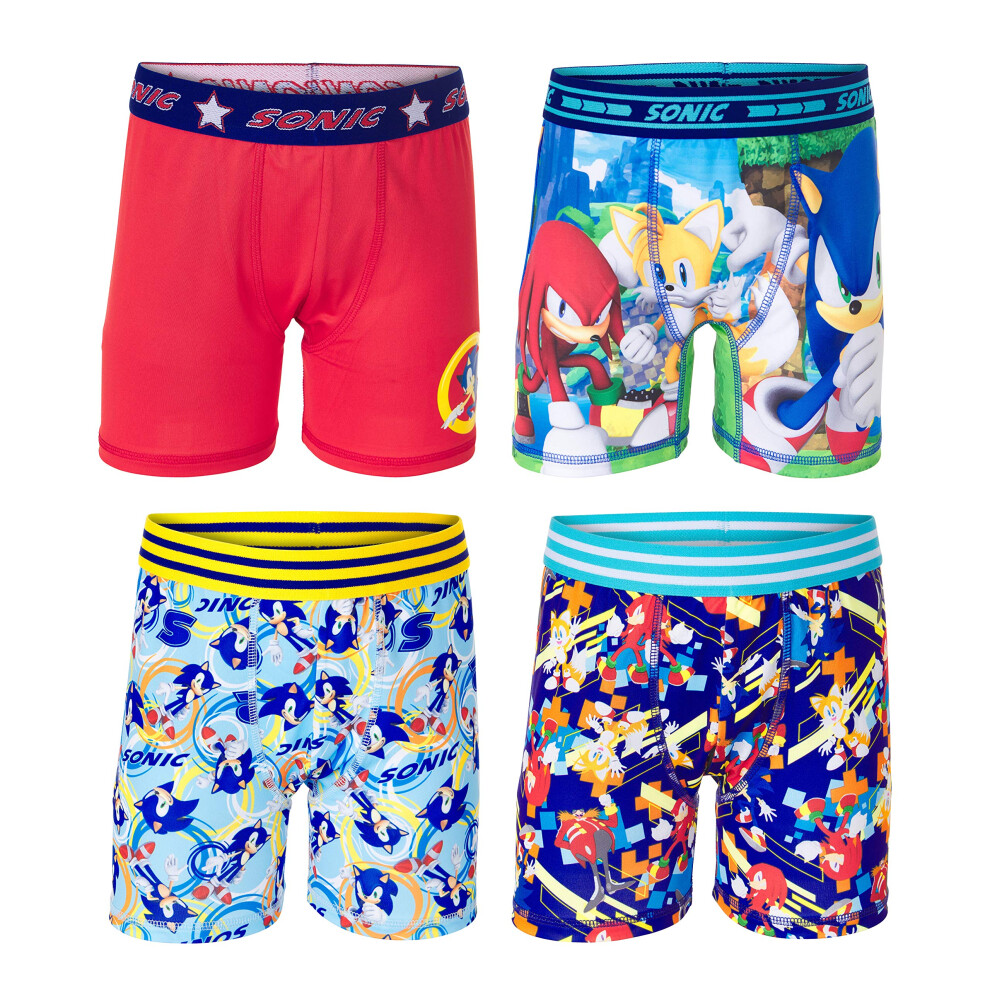 Sonic the Hedgehog Boys Briefs and Boxer Briefs Multipacks available in sizes 4  6  8  10  and 60