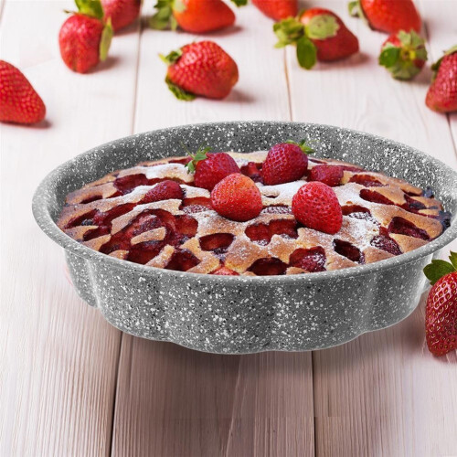 GRANDE moule à tarte en granit 28,5 cm 1