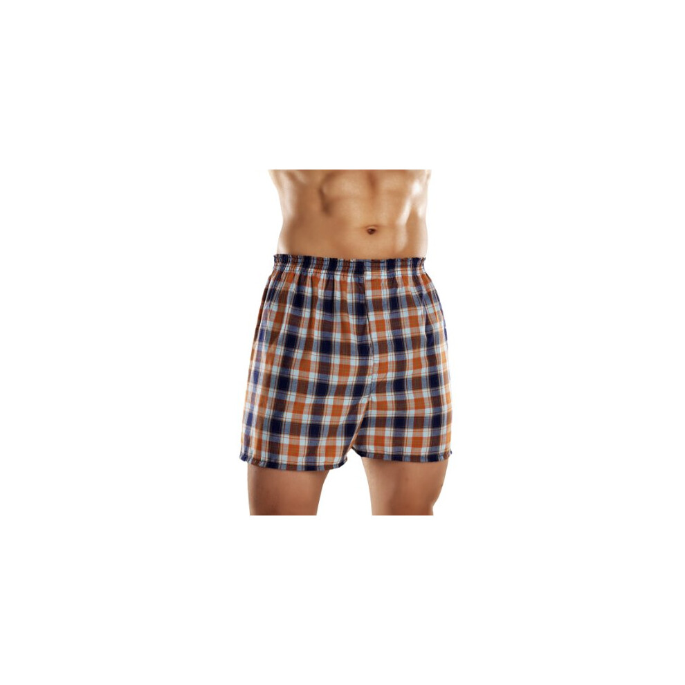 Fruit of the Loom Mens Big and Tall Size Tartan Boxers Assorted XX-Large(Pack of 5)