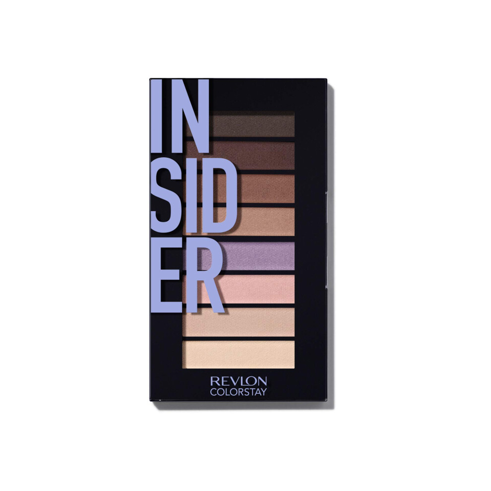 Eyeshadow Palette by Revlon  colorStay Looks Book Eye Makeup  Highly Pigmented in Blendable Matte  Metallic Finishes  940 Insider  021 Oz