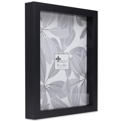 Lawrence Frames 785080 Shadow Box Frame  8x10  Black