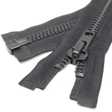 YaHoGa #10 36 pulgadas negro nνquel separando chaqueta cremallera de metal resistente cremalleras de metal para chaquetas costura abrigos manuali