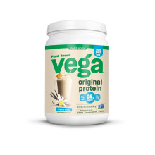 Vega Original Protein Vanilla (20 Servings) Vegan Protein Powder 25g Protein 0g Added Sugar 3g Fiber Rich creamy Pea Protein for Women and Men