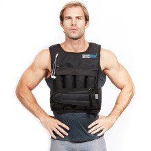 RUNMax Pro Weighted Vest 12lbs 20lbs 40lbs 50lbs 60lbs With Shoulder Pads Option (With Shoulder Pads 12lbs)