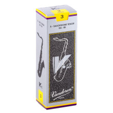Vandoren SR623 Tenor Sax V12 Reeds Strength 3 Box of 5 Black
