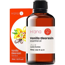 H'ana Olio Essenziale di Vaniglia per la Pelle (1 Fl Oz) Diffusore di Olio di Vaniglia Aromaterapia Capelli Massaggio Corpo e Fai da Te