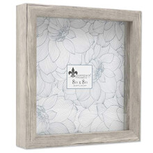 Lawrence Frames Shadow Box Frame 8x8 Natural gray
