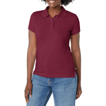 Lee Uniforms Junior Stretch Pique Polo, Bordeaux, X-Large