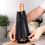 Housse isotherme noire pour bouteille, 22 cm 4