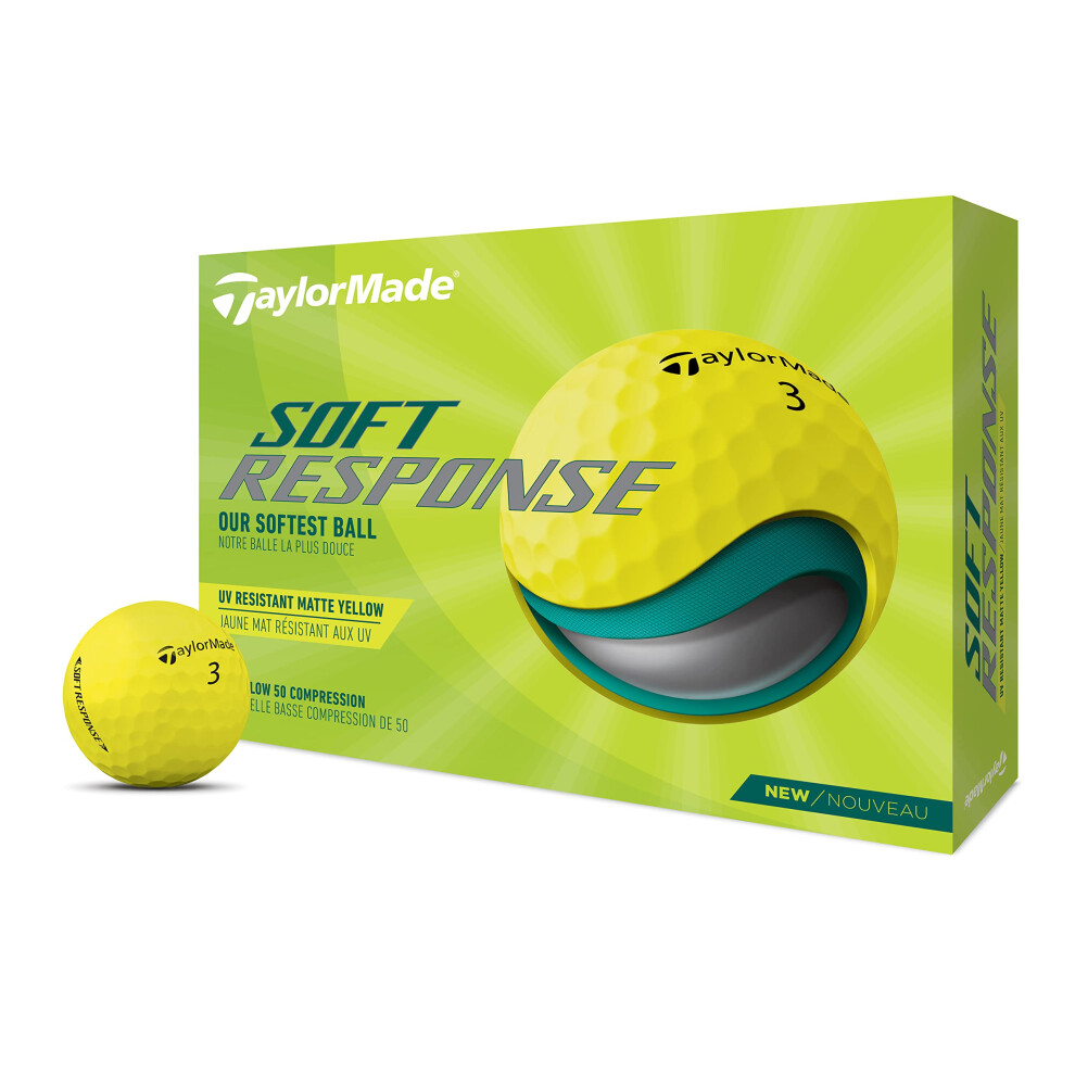 TaylorMade 2022 Soft Response Yellow Dozen