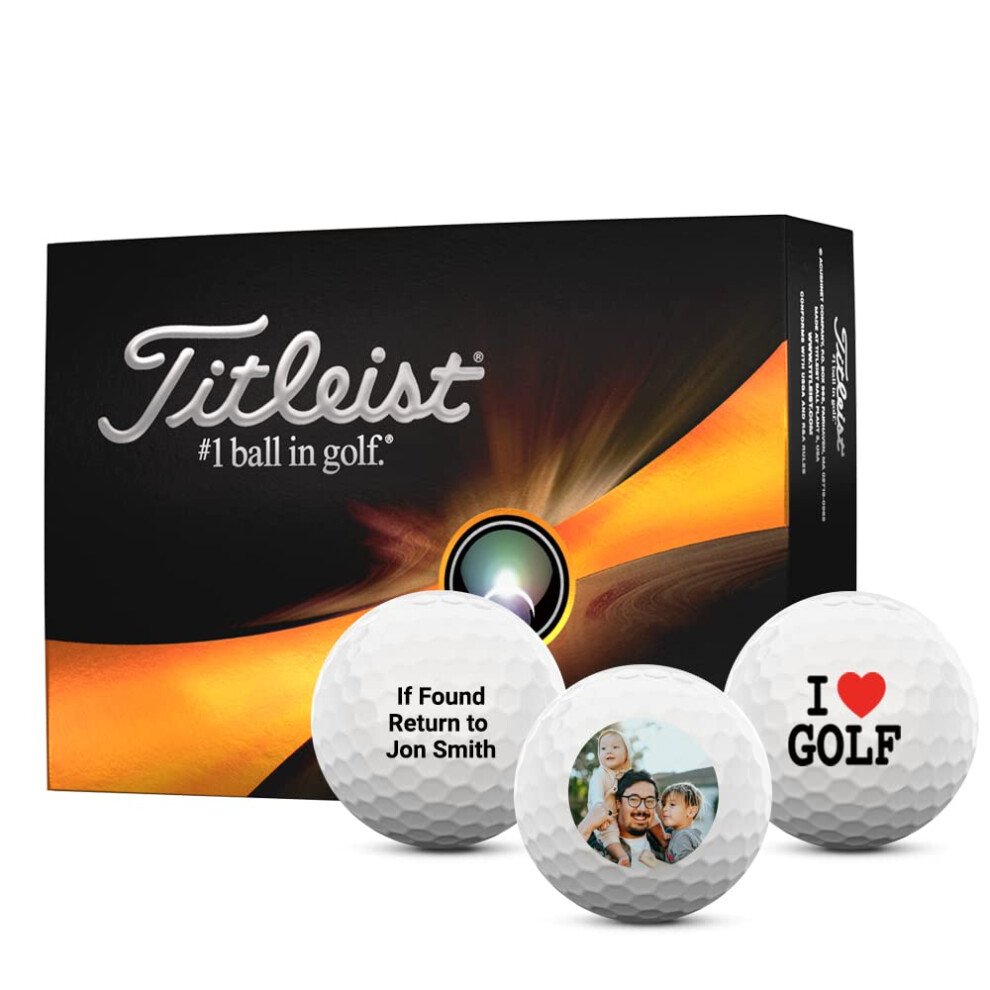 Titleist Pro V1 Custom Golf Ball | Personalized Golf Balls | Logo Golf Balls | 2 Pole