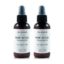 Muse Apothecary Rituel de Chambre - Spray Aromatique Relaxant, 4 oz, Huiles Essentielles Naturelles - Aloe + Eucalyptus + Lavande, 2 Pack