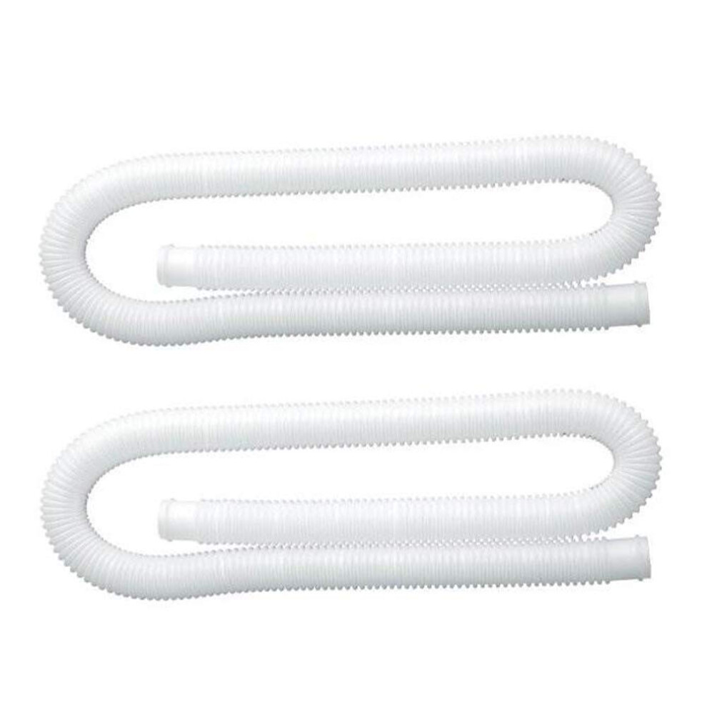 Intex 1.25"" Diameter Easy to Install Accessory Pool Pump Replacement Hose - 59"" Long for Intex Models 607 and 637  (2 Pack)