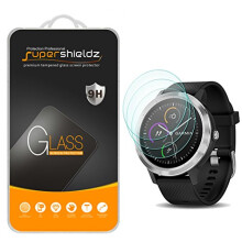 Supershieldz (3-pack) Ontworpen voor Garmin (Vivoactive 3) (niet geschikt voor Vivoactive 3 Music) Screenprotector van gehard glas Anti-kras Bubble F