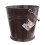 Rustfrit stål madspand brun 10 liter 3